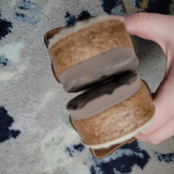 BIrkenstock Arizona in Doubleface Khaki size 38N NEW - Picture 6 of 7